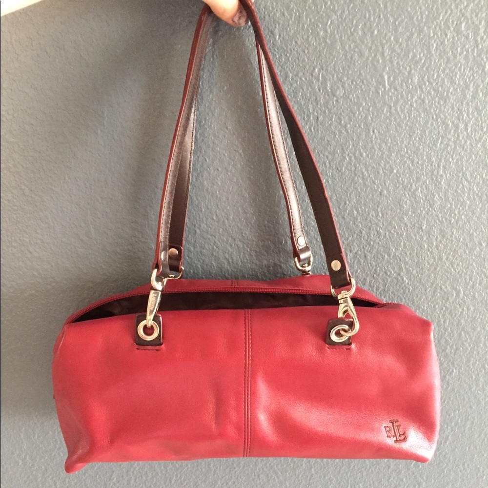 Leather Lauren Ralph Lauren Rectangular Purse